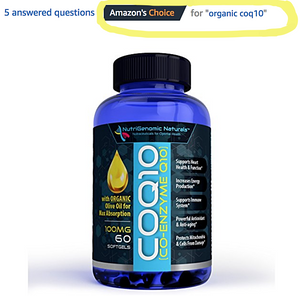 Bioidentical CoQ10 in Organic Olive Oil and Phospholipids for Max Absorption - 100mg - 60 Softgels